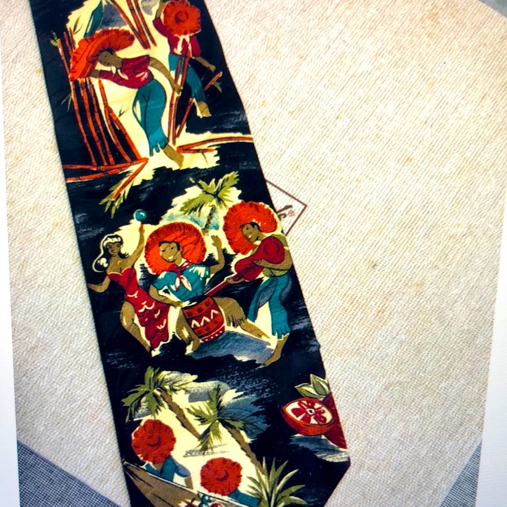 Calypso Party vintage 90’s silk tie like new condition